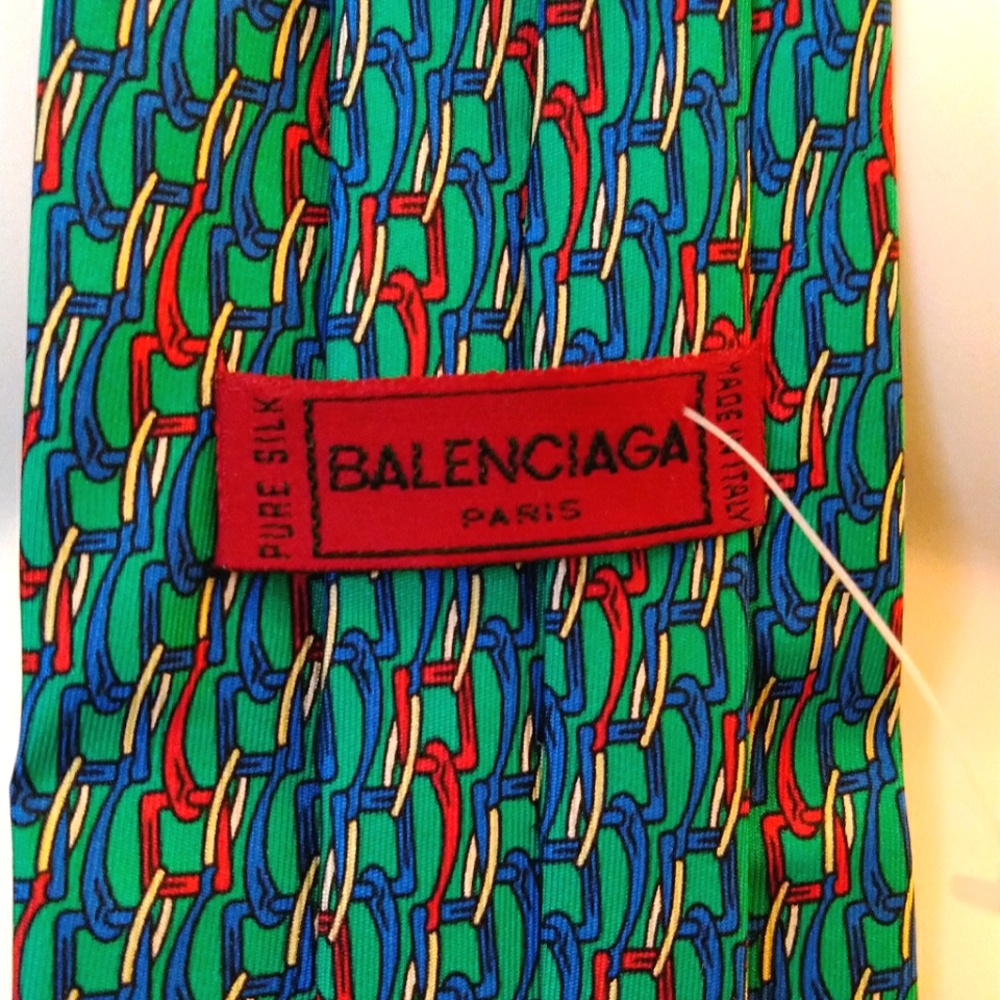 🇨🇵Auth Balenciaga silk tie - Picture 5 of 6